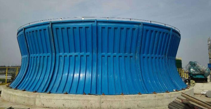 冷卻塔風筒施工現場