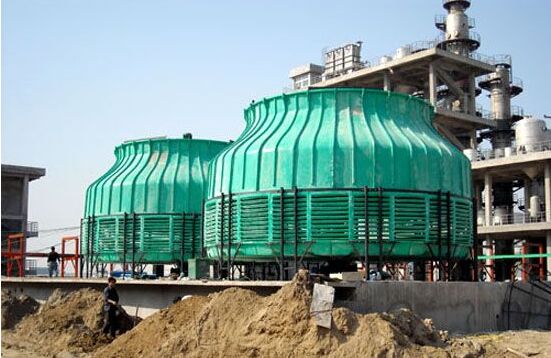 冷卻塔安裝現(xiàn)場(chǎng)